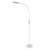 Lampa podłogowa LED biała ze sterowaniem manualnym i na pilota