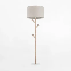 Lampa podłogowa z abażurem ALBERO LINEN