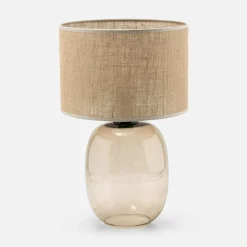 Lampa stołowa abażur juta MELODY