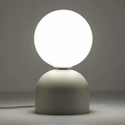 Lampa stołowa beżowa podstawa MIKI