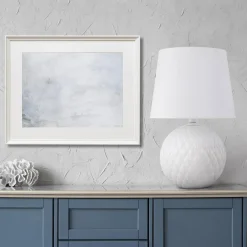 Lampa stołowa biała SANTANA