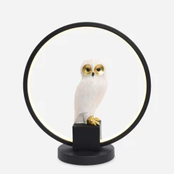 Lampa stołowa LED dekoracyjna SOWA