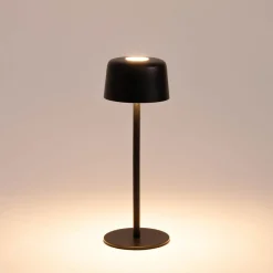 Lampa stołowa LED IP44 czarna POCO
