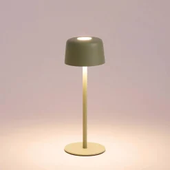 Lampa stołowa LED IP44 zielona POCO