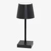 Lampa stołowa LED na baterie 3AAA czarna POLLI