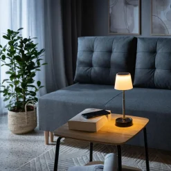 Lampa stołowa LED regulowana wysokość ładowanie USB
