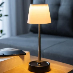 Lampa stołowa LED regulowana wysokość ładowanie USB