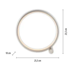 Lampa stołowa LED srebrny MINI RITUS