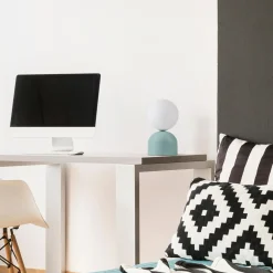 Lampa stołowa miętowa podstawa MIKI