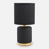 Lampa stołowa nocna czarna 27,5 cm