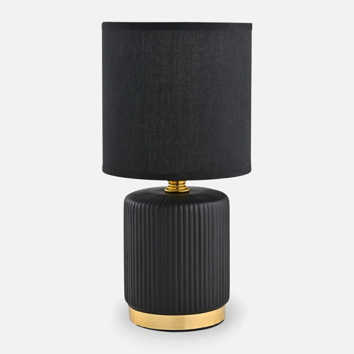 Lampa stołowa nocna czarna 27,5 cm