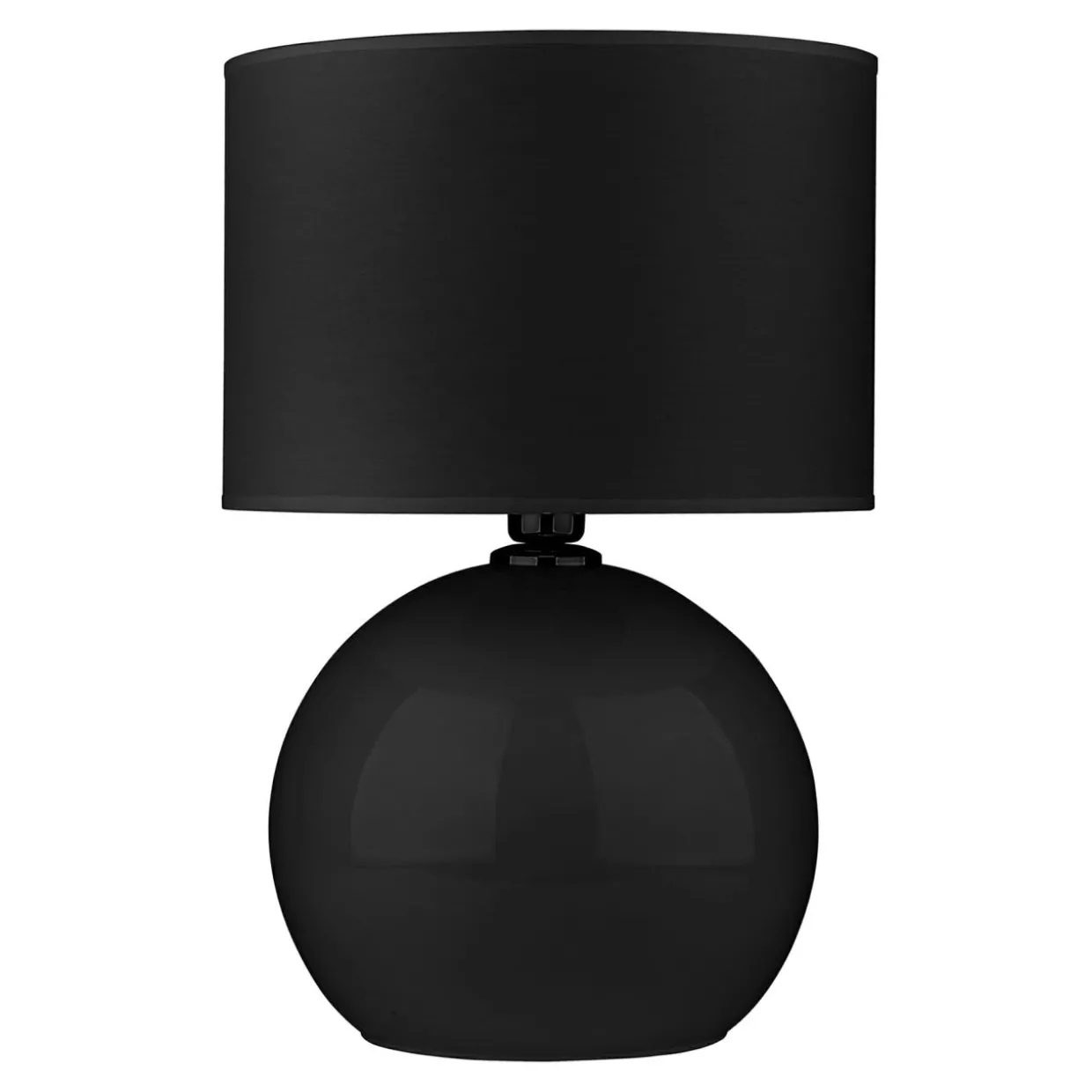Lampa stołowa nocna czarna PALLA
