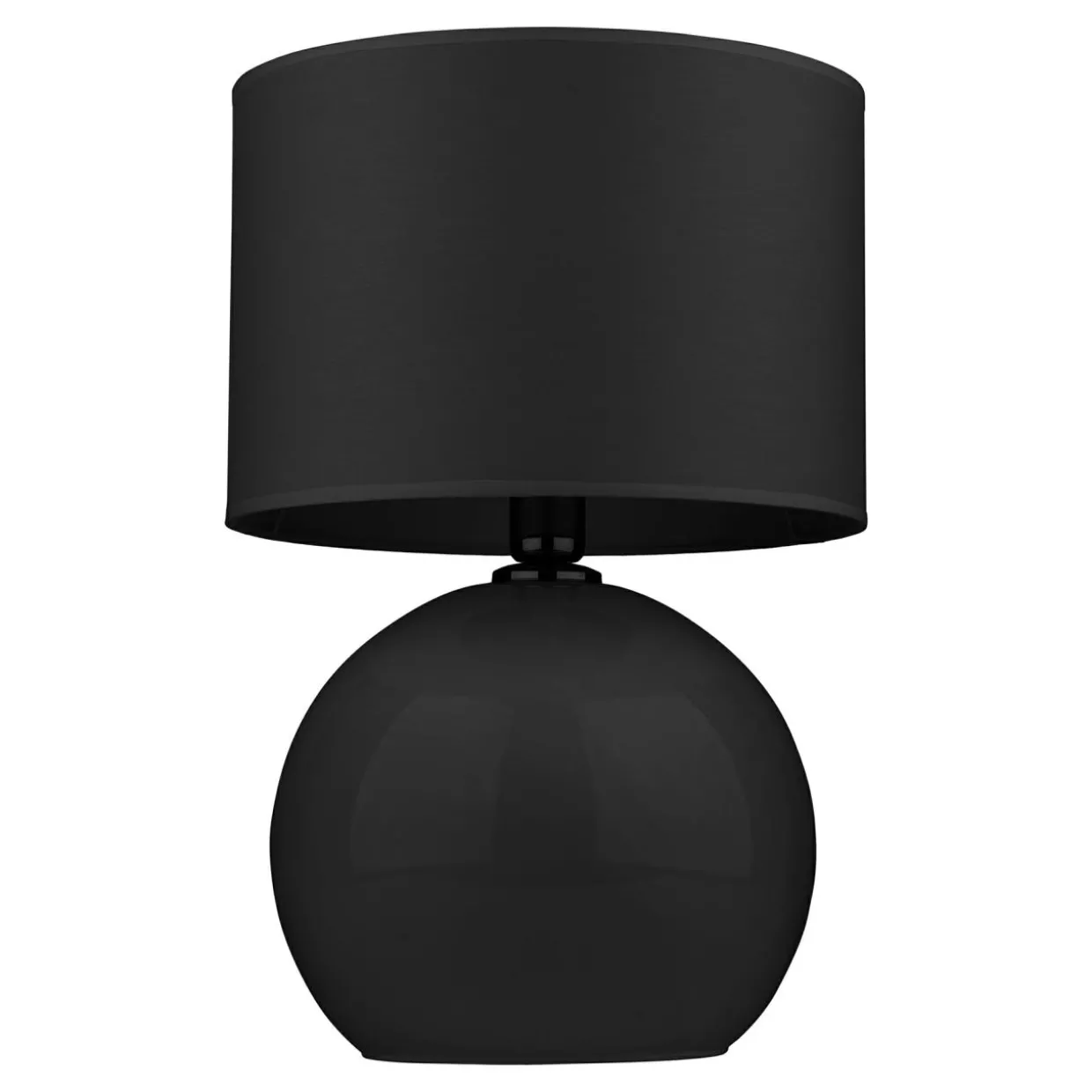 Lampa stołowa nocna czarna PALLA