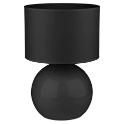 Lampa stołowa nocna czarna PALLA