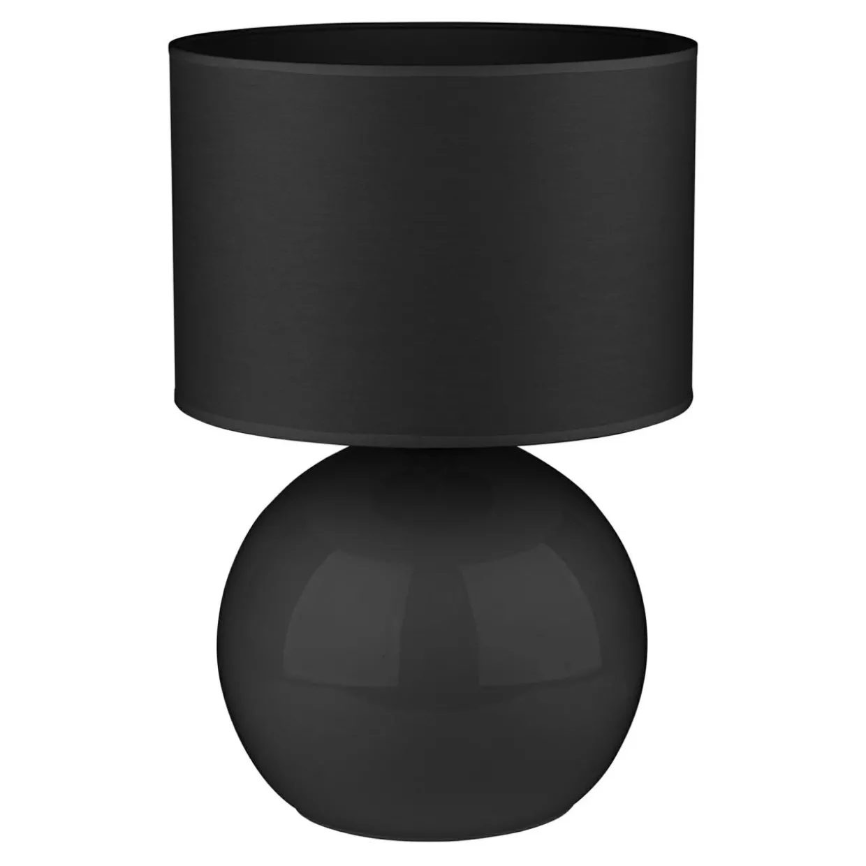 Lampa stołowa nocna czarna PALLA