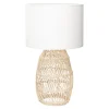 Lampa stołowa rattan KORFU