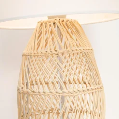 Lampa stołowa rattan KORFU