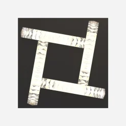 Lampa sufitowa 4 pierścienie czarna TULA na pilota