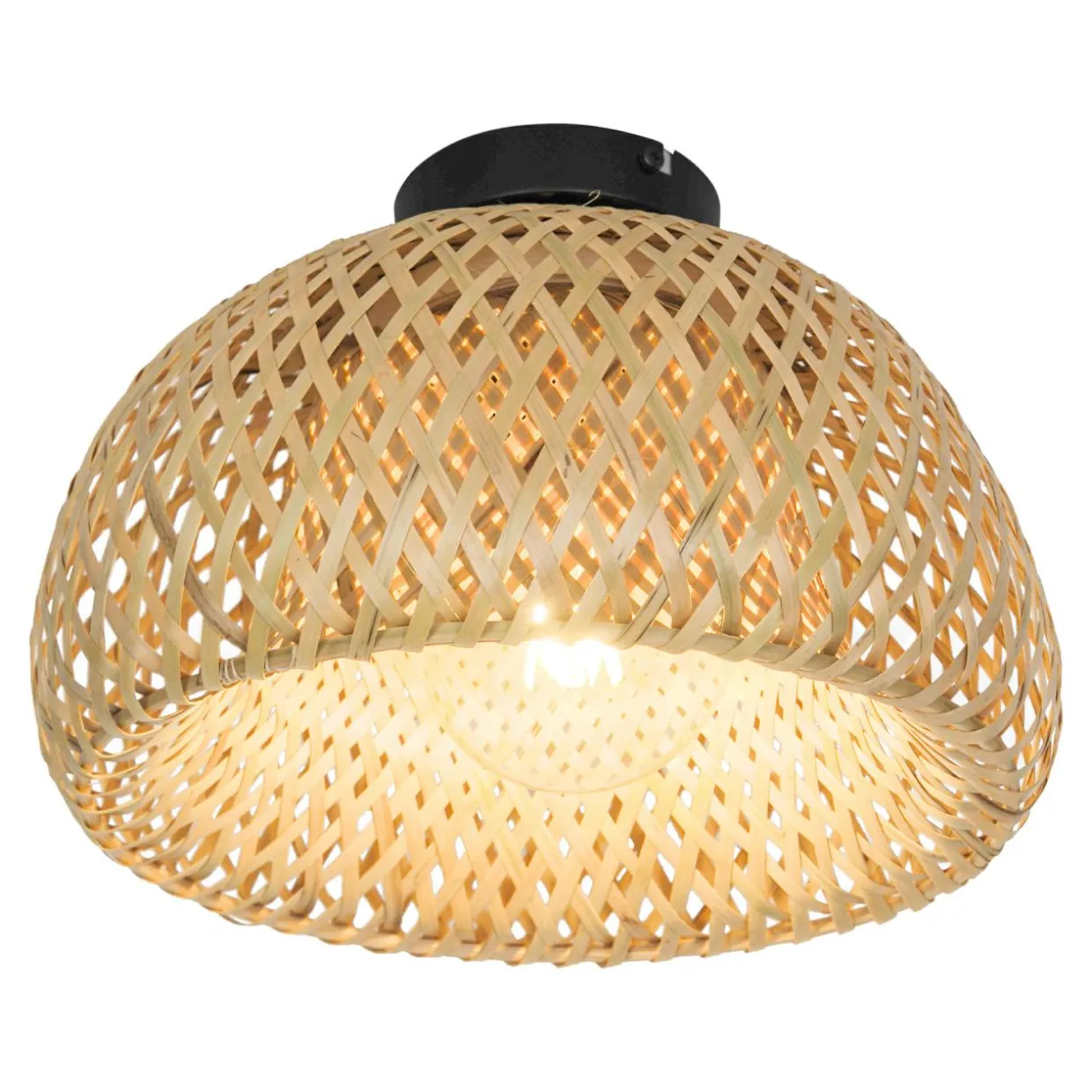 Lampa sufitowa boho bambus JUNO 30 cm