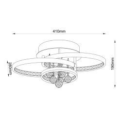 Lampa sufitowa CASTI LED 18143