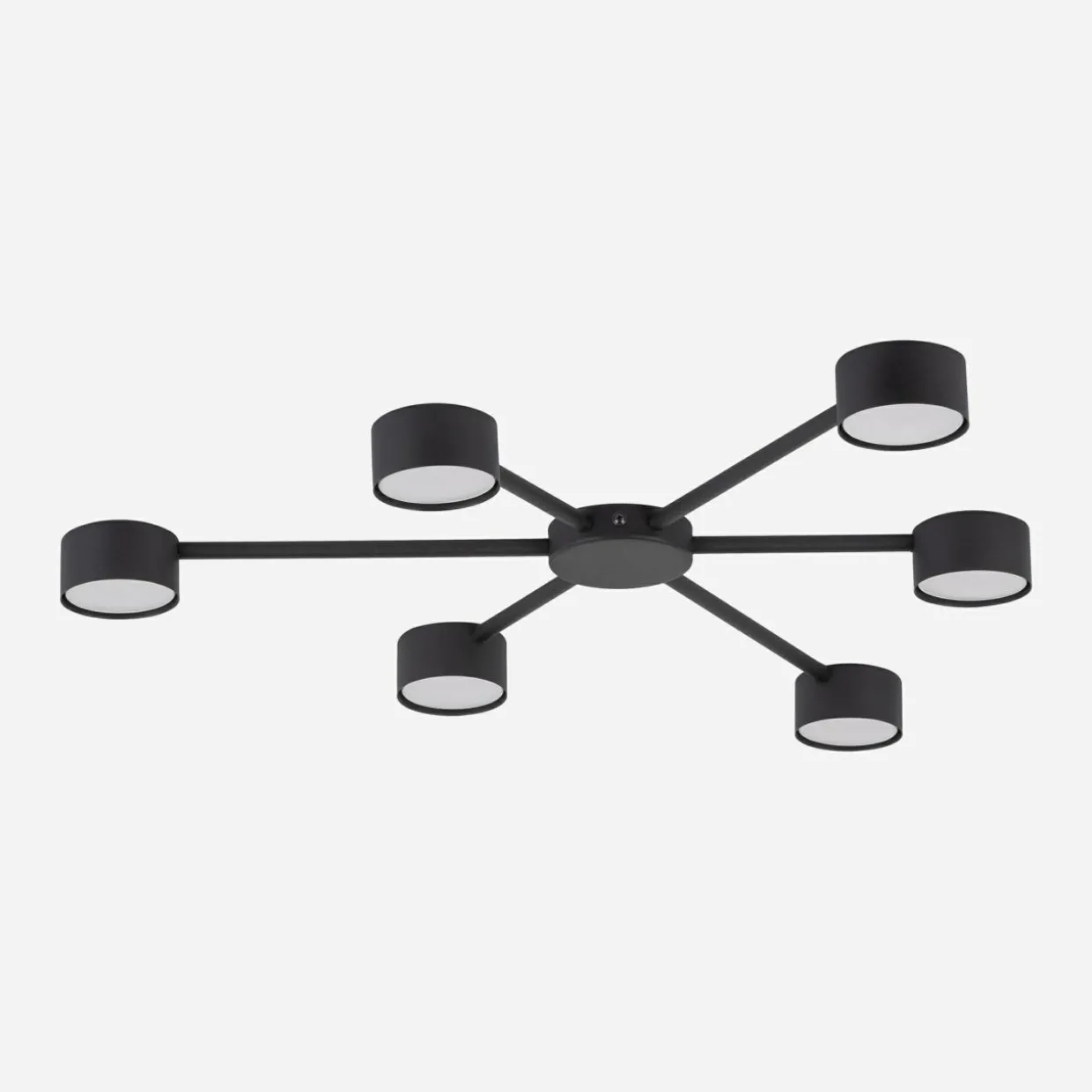 Lampa sufitowa czarna AVIA BLACK VI