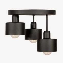 Lampa sufitowa czarna BARI 3