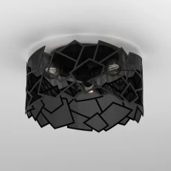 Lampa sufitowa czarna CAMO III