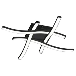 Lampa sufitowa czarna LED ROUTE hasztag