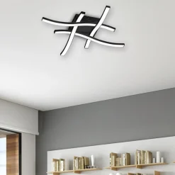 Lampa sufitowa czarna LED ROUTE hasztag