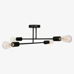 Lampa sufitowa czarna LUCA 4