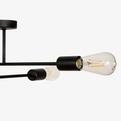 Lampa sufitowa czarna LUCA 4
