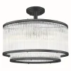 Lampa sufitowa czarna SERGIO 41,5 cm