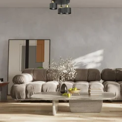 Lampa sufitowa czarno-złota PARKLA DREK III