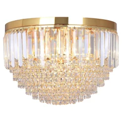 Lampa sufitowa glamour złota CHARLOTTE 50 cm