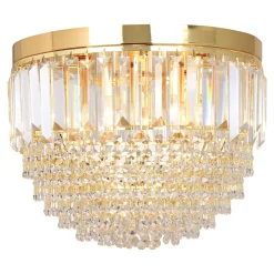 Lampa sufitowa glamour złota CHARLOTTE 40 cm