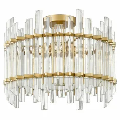 Lampa sufitowa glamour złota ALEXANDRIA