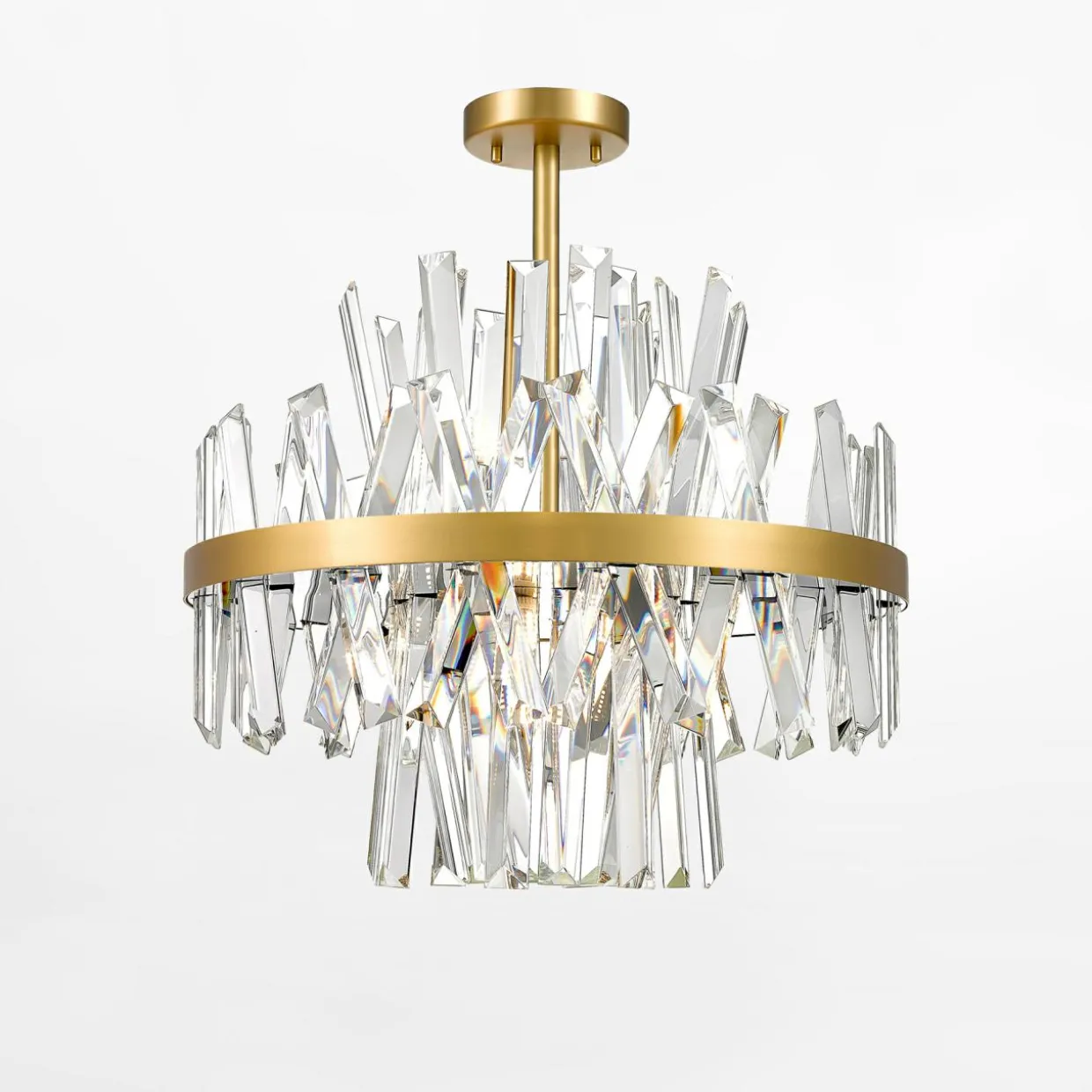 Lampa sufitowa glamour złota CONSTANTINOPLE 50 cm