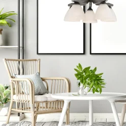 Lampa sufitowa grafitowo-biała ADRIANO 5