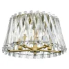 Lampa sufitowa kryształ złota MIRABELL
