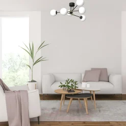 Lampa sufitowa kule czarno-złoty GLAME 6