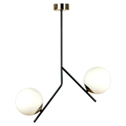 Lampa sufitowa kule czarno-złota COSMO 2