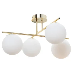 Lampa sufitowa kule 4-punktowa złota AURORA