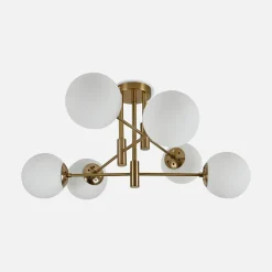 Lampa sufitowa kule złota DORADO 6