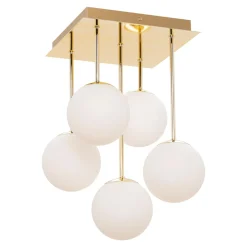 Lampa sufitowa kule złota MEFISTO 5