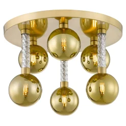 Lampa sufitowa kule złota MIDA