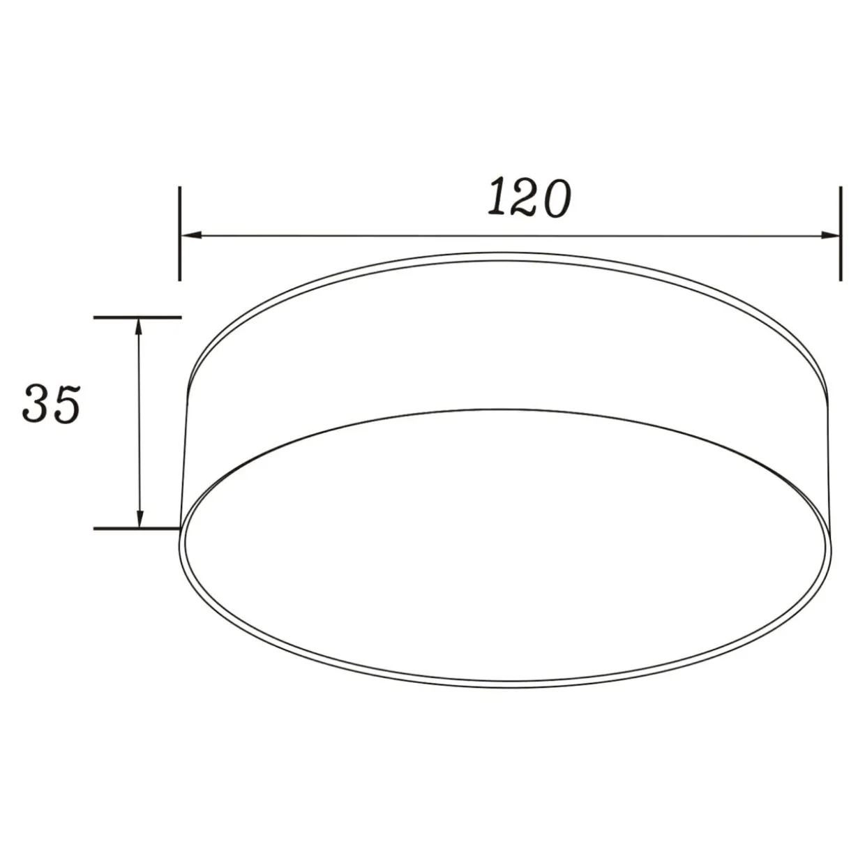 Lampa sufitowa LED barwa neutralna 4000K biała SOLARI 12 cm