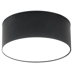 Lampa sufitowa LED barwa ciepła 3000K czarna SOLARI 12 cm