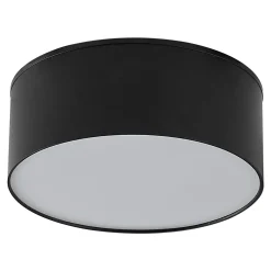 Lampa sufitowa LED barwa ciepła 3000K czarna SOLARI 12 cm
