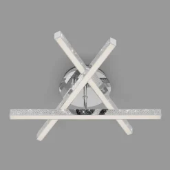 Lampa sufitowa LED brokat chrom REY 40 cm