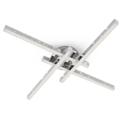 Lampa sufitowa LED brokat chrom REY 60 cm